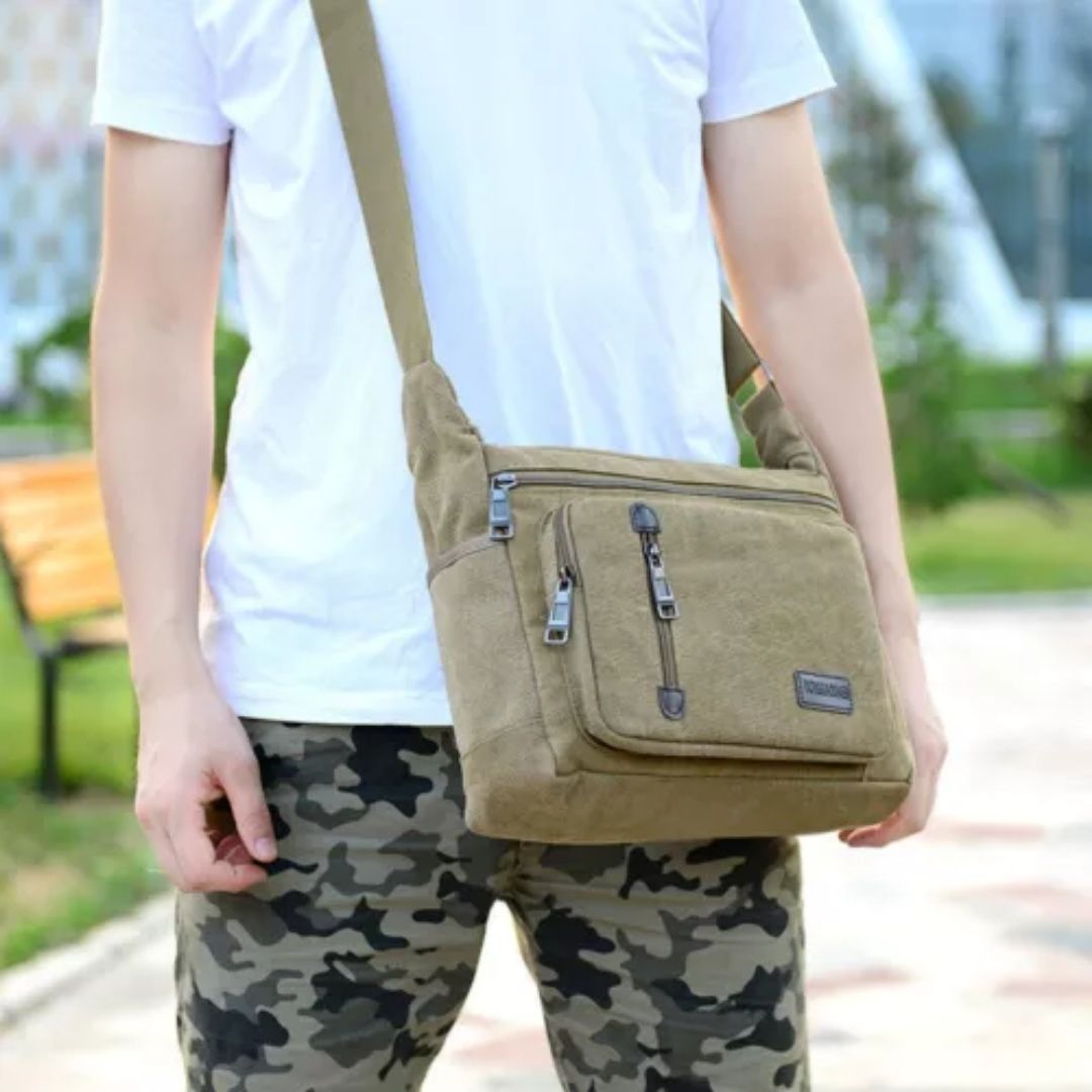 Niopia - Shoulder Bag with Wide Main Compartment and Zip Closure