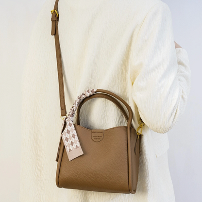 Niopia - Women’s Lychee Texture PU Leather Crossbody Handbag