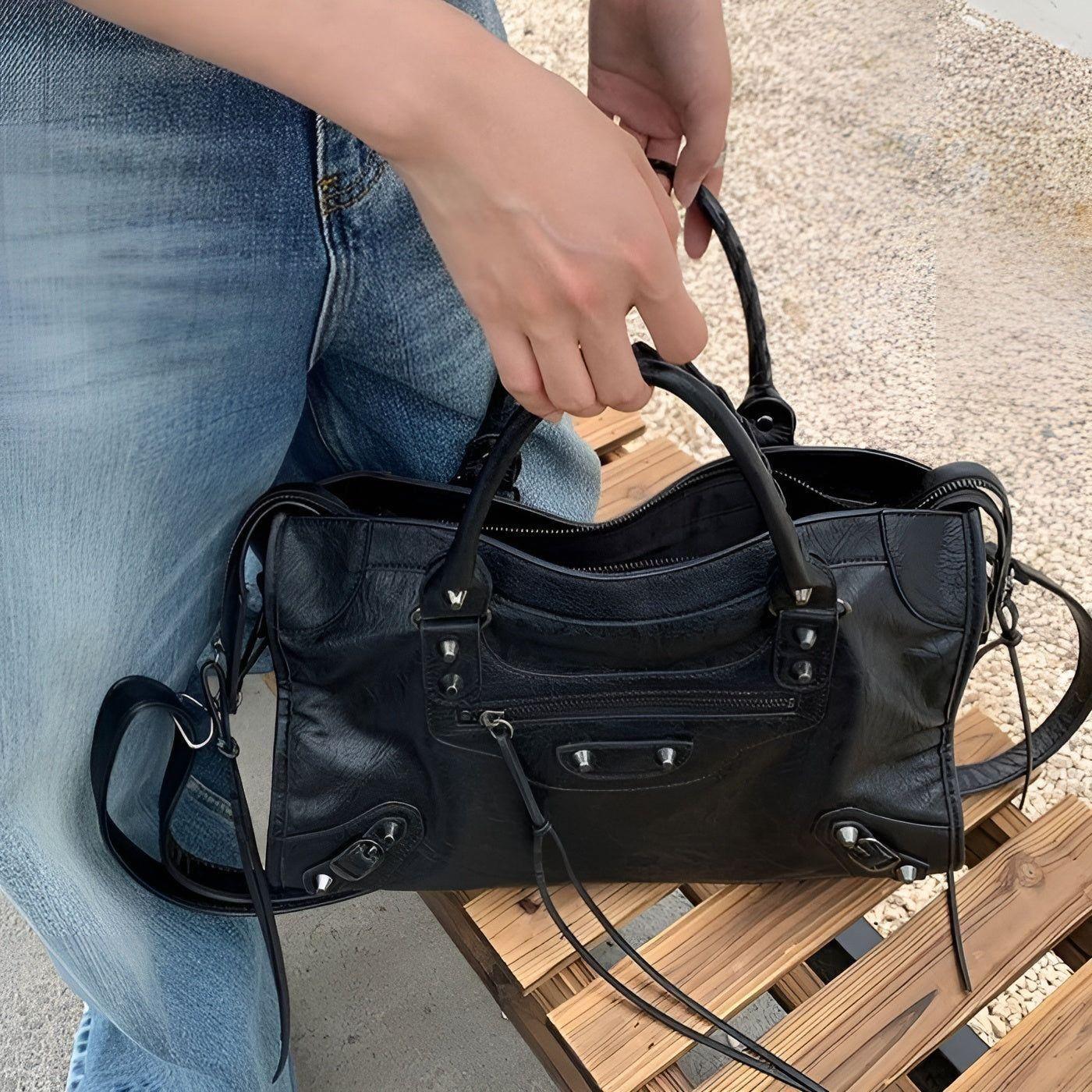 Niopia - Women’s PU Leather Shoulder Handbag with Large Main Compartment